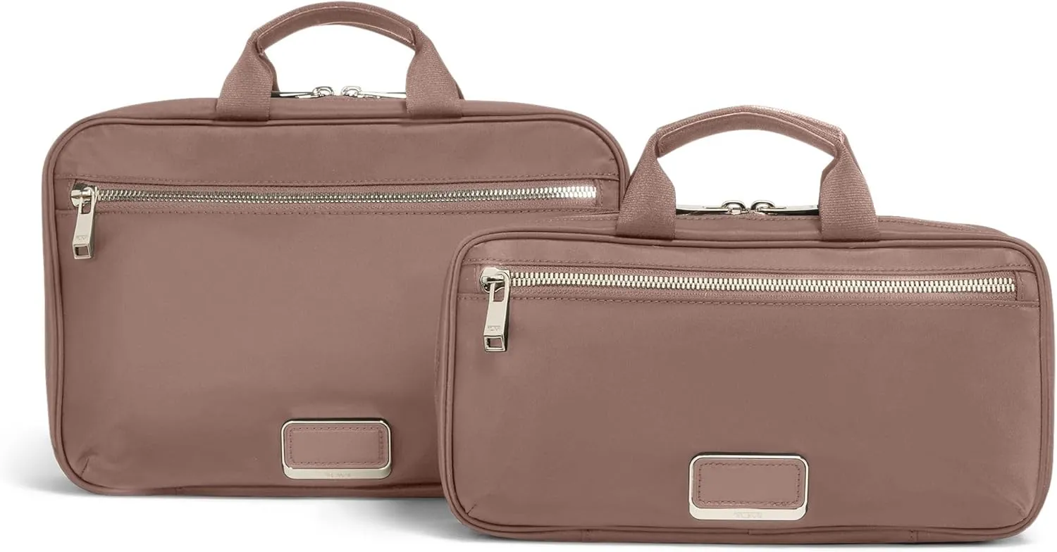 TUMI - Voyageur Madeline Cosmetic Bag - Women's Travel Makeup Toiletry Case, Lightweight with Zip Pockets and Metal Hanger