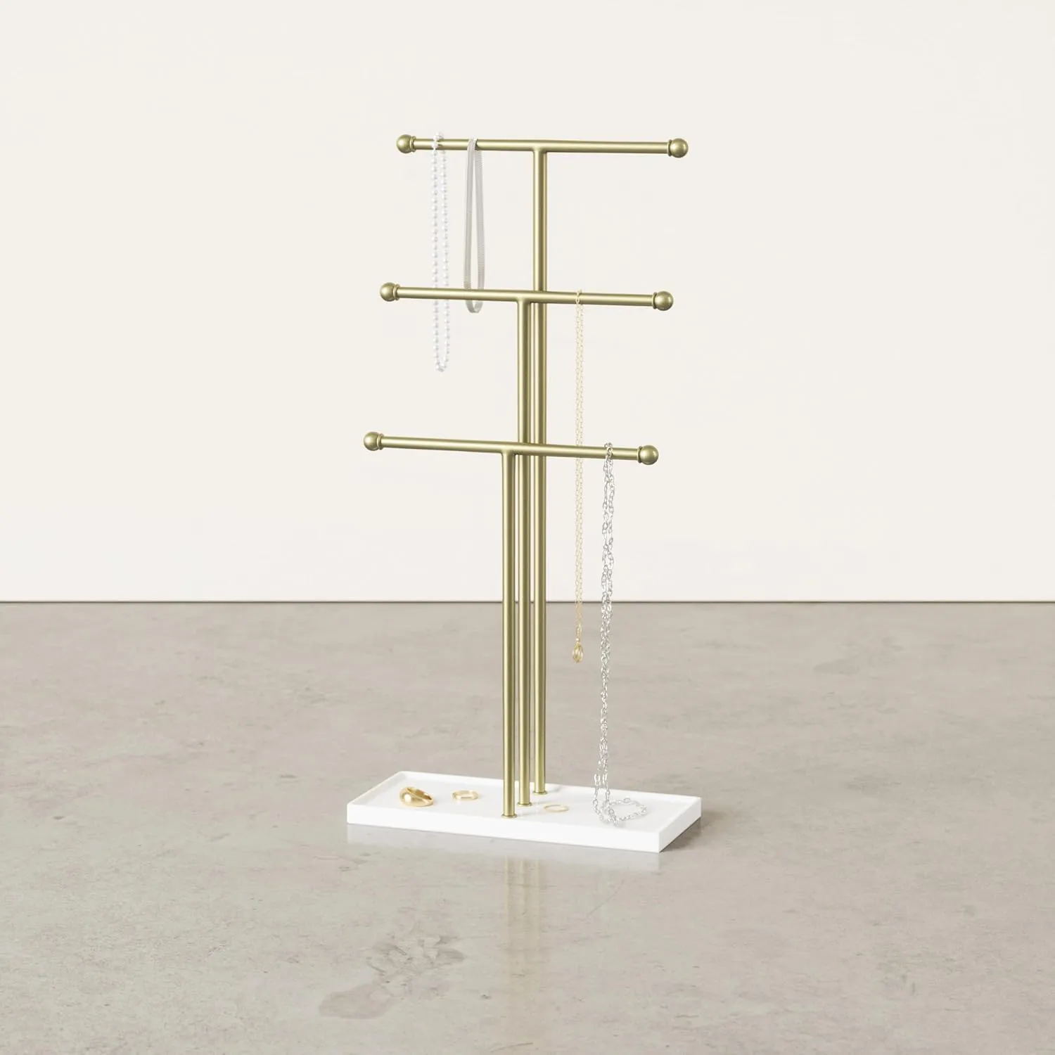Umbra Trigem Jewelry Stand, Gold
