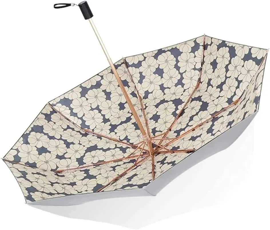 Umbrella Sun Umbrella Folding Umbrellas Parasol Retro Double-Layer Sun Umbrella Female Uv Protection Rain Or Shine Dual-Use Outdoor Umbrella