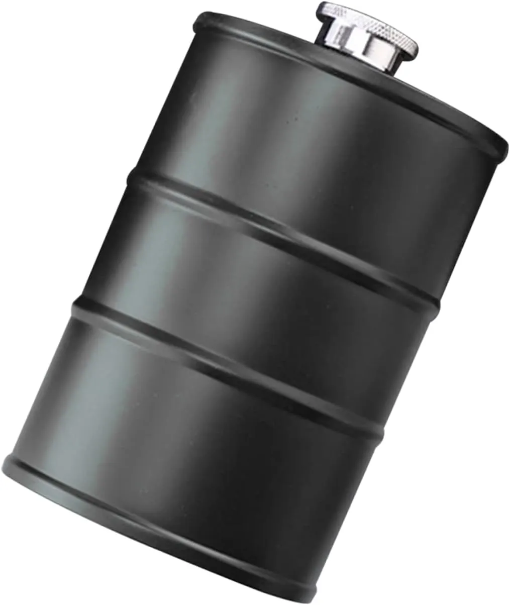 VALICLUD Stainless Steel -shaped Liquor Flask Leak Camping Wine Container Stylish Design Portable Alcohol Accessory for Outdoor Adventures and Travel