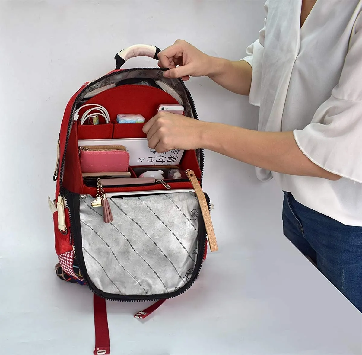 VANCORE Felt Backpack Organizer Insert for Rucksack Handbag Shoulder Bag