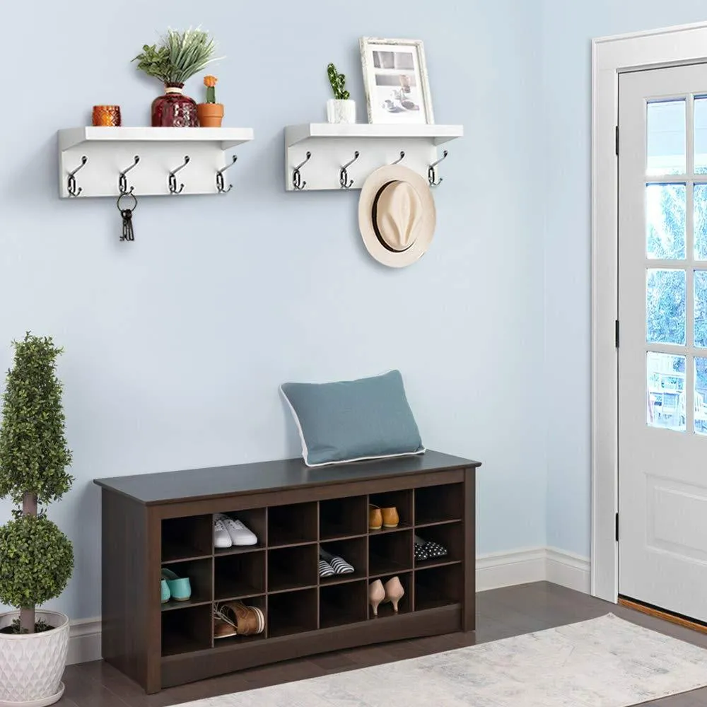 Wall Hanging Organizer with 4 Sturdy Hooks