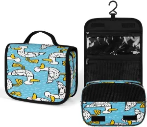 Women Hanging Toiletry Wash bag, Travel Cosmetic Storage Case Organizer