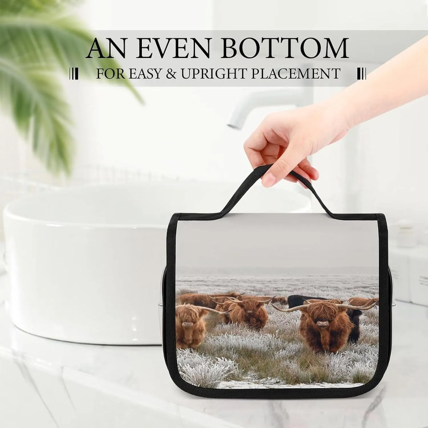 Women Hanging Toiletry Wash bag, Travel Cosmetic Storage Case Organizer
