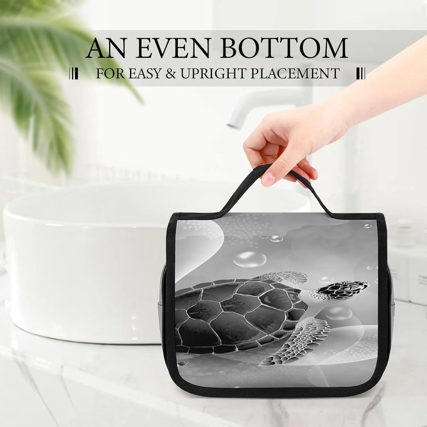 Women Hanging Toiletry Wash bag, Travel Cosmetic Storage Case Organizer
