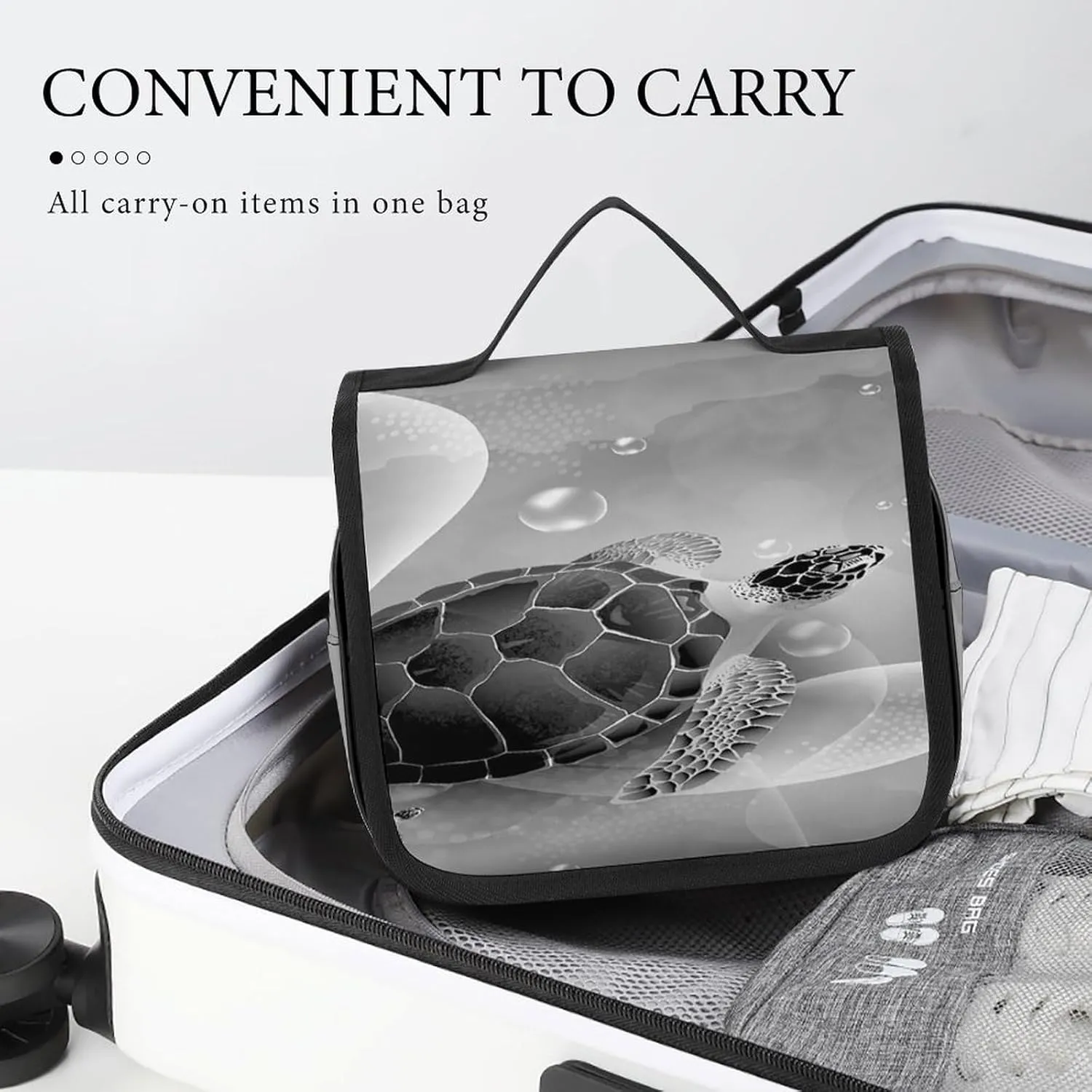 Women Hanging Toiletry Wash bag, Travel Cosmetic Storage Case Organizer