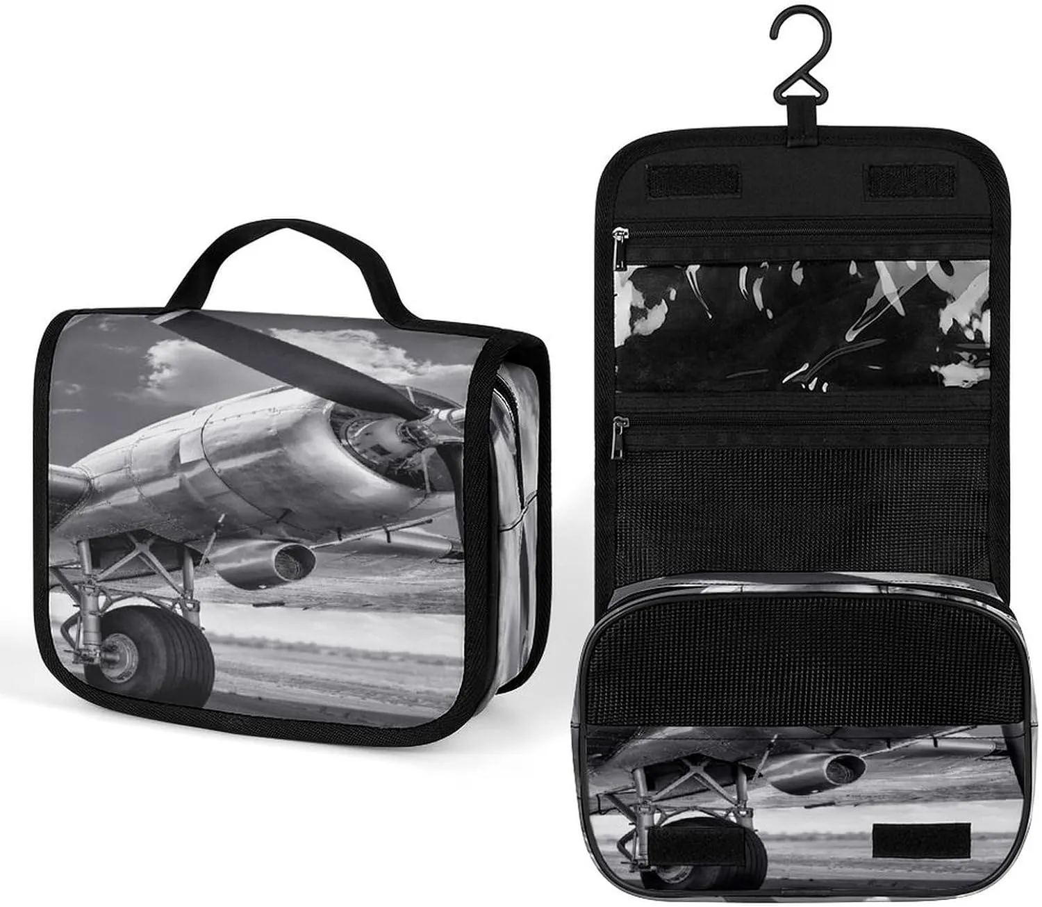 Women Hanging Toiletry Wash bag, Travel Cosmetic Storage Case Organizer