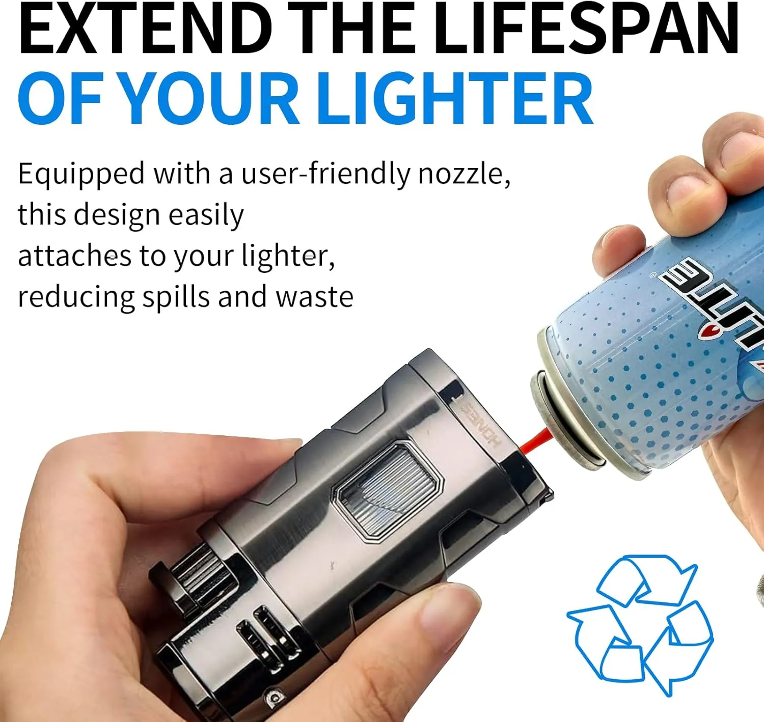 X-LITE Super Large Capacity 99.999% Butane Refill (10.15 oz) / 300 ml,Butane Refill for Torch Lighter, Kitchen Torch, Refillable Lighters.(2 Pack)