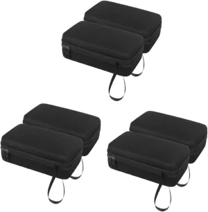 Yardwe 2pcs Electric Vehicle Charger Storage Bag Hard Shell Bike Accessories Organizer for Electric Scooters and Bicycles Shockproof and Pressure-resistant Design Durable Easy to Clean