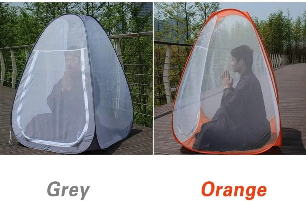 YIRENZUI Buddhist Meditation Tent Single Mosquito Net Tent Temples Sit in Free Standing Shelter Cabana Quick Folding Outdoor Camping Tent Optimal Choice