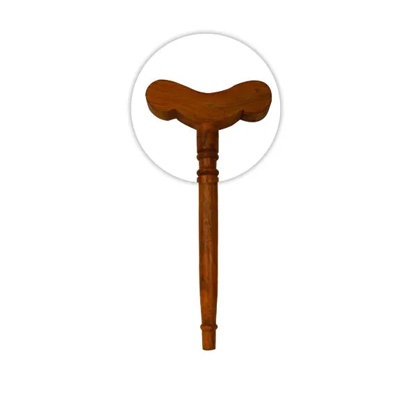 Yoga Danda - 19 x 7.5 Inches | Wooden Yogathandam/ Yoga Danda Stick/ Danda Yoga for Meditation