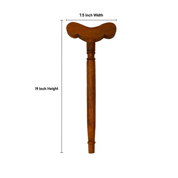 Yoga Danda - 19 x 7.5 Inches | Wooden Yogathandam/ Yoga Danda Stick/ Danda Yoga for Meditation