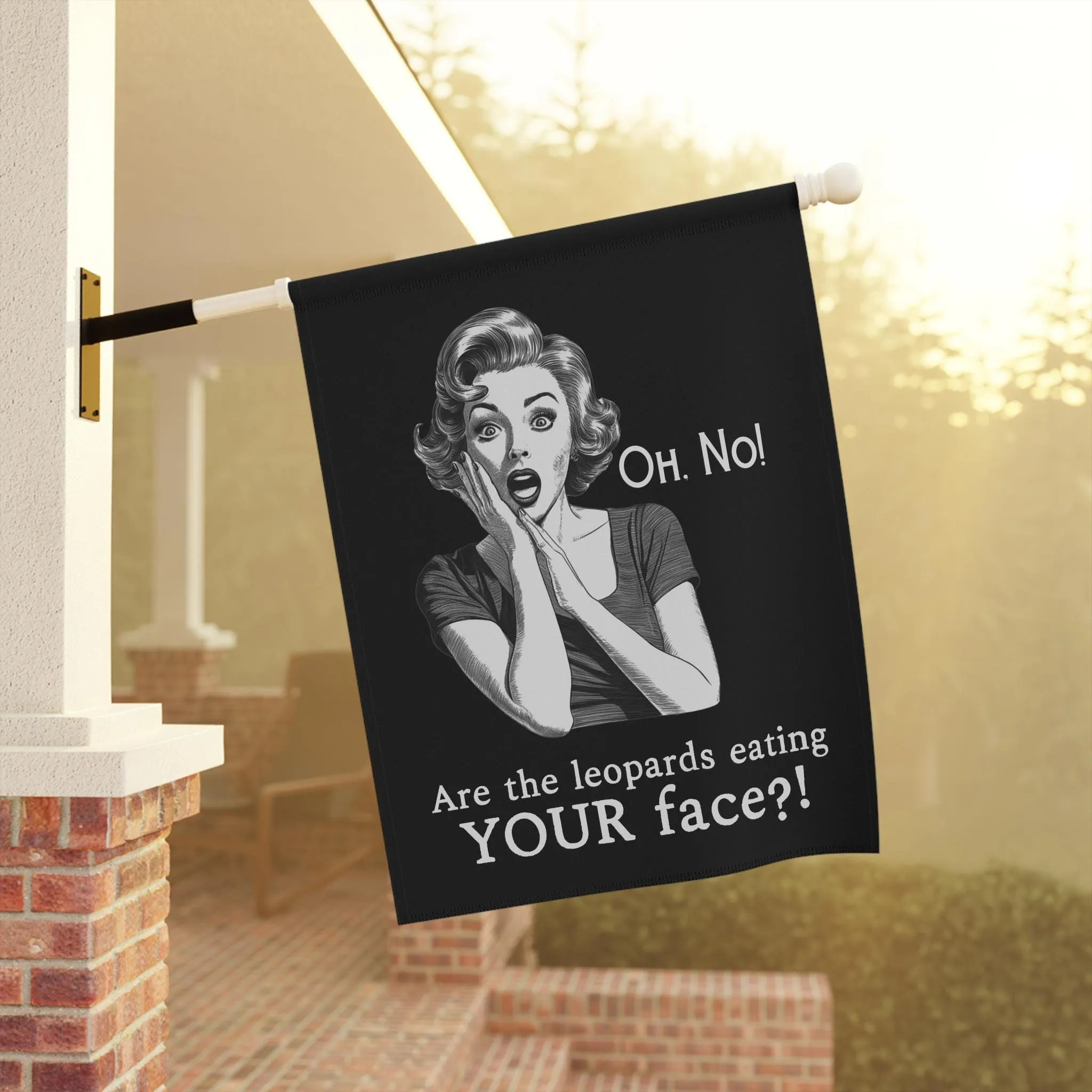 Your Are Eating gift, flag, sign, progressive the anti Leopards feminist, FDT Elon fascist Easy-to-install Impeccable anti-MAGA liberal Musk Face garden