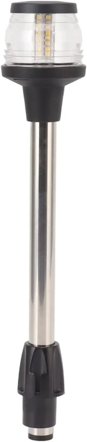 Yunseity Boat Stern Light, 12 Inches LED Anchor Light, 2NM Visibility Marine All Round Lights, IP65 360 Degree All Round 4000-4500K Anchor Pole Light for Pontoon and Fishing Boat