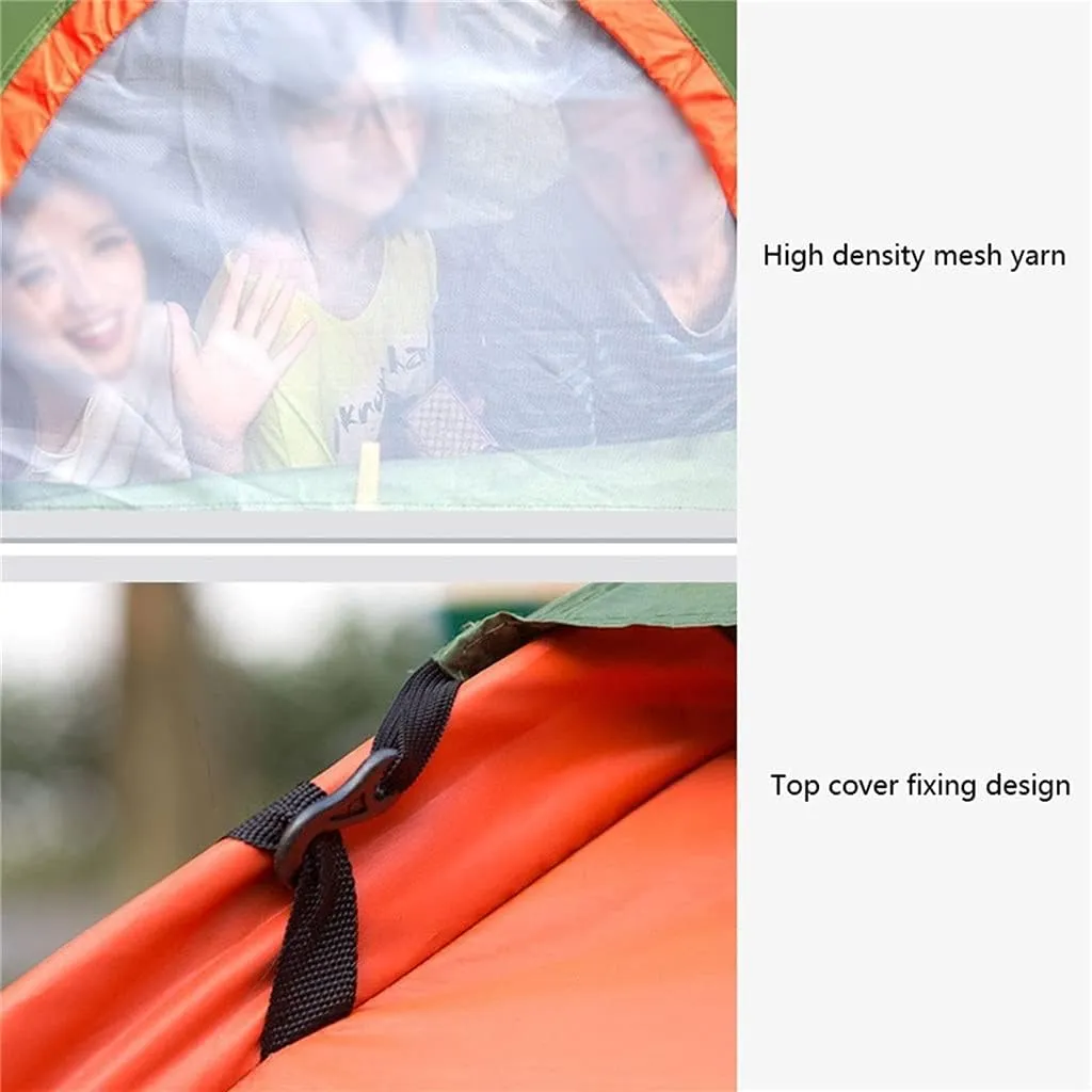 YYDS Tents for Camping Outdoor Camping Tent Automatic Pop Up Tents Waterproof Anti UV Sun Shade 3-4 Person Family Tents Camping Tents (Color : Blue Green)