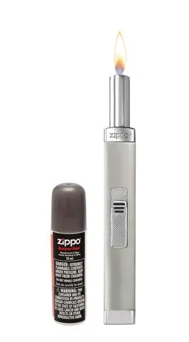Zippo Chrome Candle Lighter with Butane Canister
